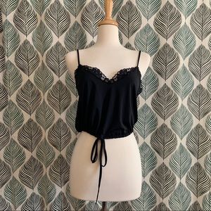 ZARA | Black Lace Trim Cami